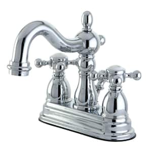 Heritage 4 in. Centerset 2-Handle Bathroom Faucet in Chrome