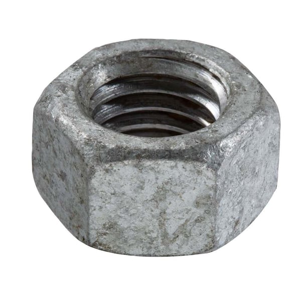 50121 Heavy Hex Nut, 3/4-10, Plain, Low Carbon Steel, Right Hand, SAE  J995, 25 PK