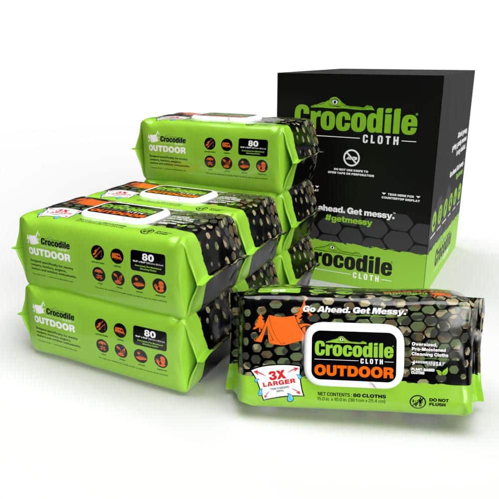 Case Outdoor Huge Biodegradable Heavy-Duty Wet Cloths (8-Packs of 80 Wipes) price history on PriceWatchPro