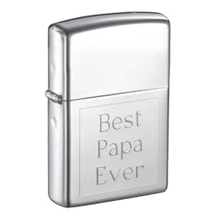 Zippo High Polish Father's Day "Papa" Lighter