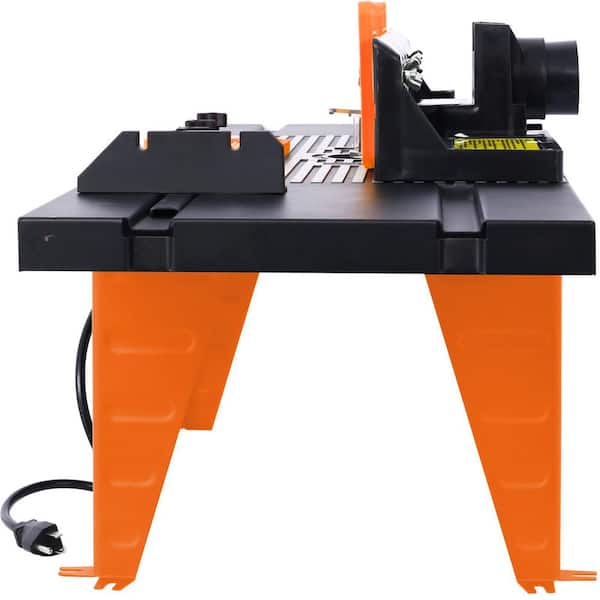 Busdays Electric Benchtop Router Table Wood Working Tool, Black