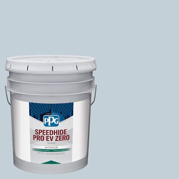 Speedhide Pro EV Zero 5 gal. PPG10-12 Cool Gray Semi-Gloss Interior Paint