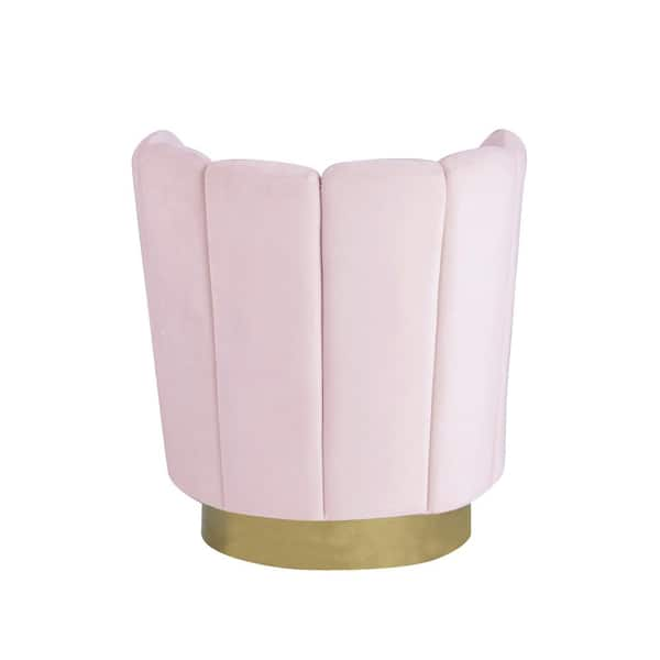 Blush bucket online chair