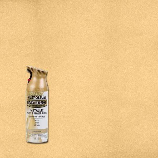Rust-Oleum Universal 11 oz. All Surface Metallic Pure Gold Spray Paint and Primer in One