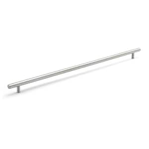 Tivoli Collection 22 1/8 in. (562 mm) Brushed Stainless Steel Modern Cabinet Bar Pull
