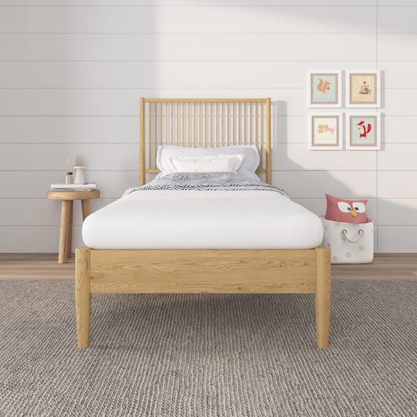 Napqueen Twin Medium Memory Foam Mattress 5 In. Bed-in-a-box White 