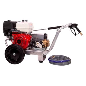 Eagle II 4000 PSI 4.0 GPM Cold Water Belt Drive Pressure Washer with Honda GX390 Gas Engine and AR Pump