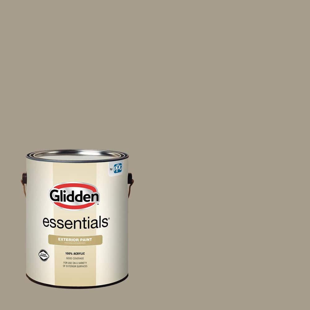 Glidden Essentials 1 gal. PPG1024-5 Stonehenge Greige Satin