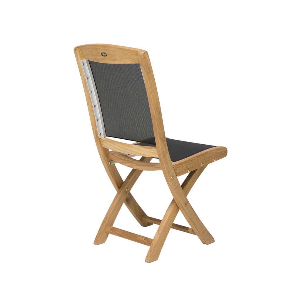 Colorado Honey Teak and Textilene Folding Chair