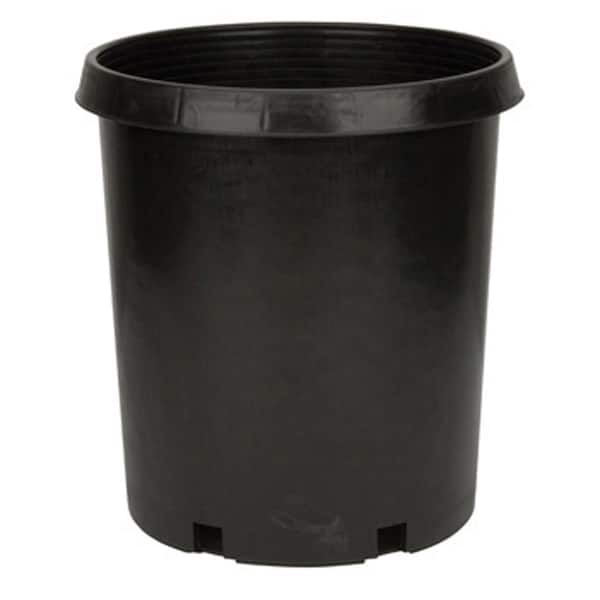 Dillen Trade 7 Gal. (6.24 Gal.) Black Resin Nursery Pot