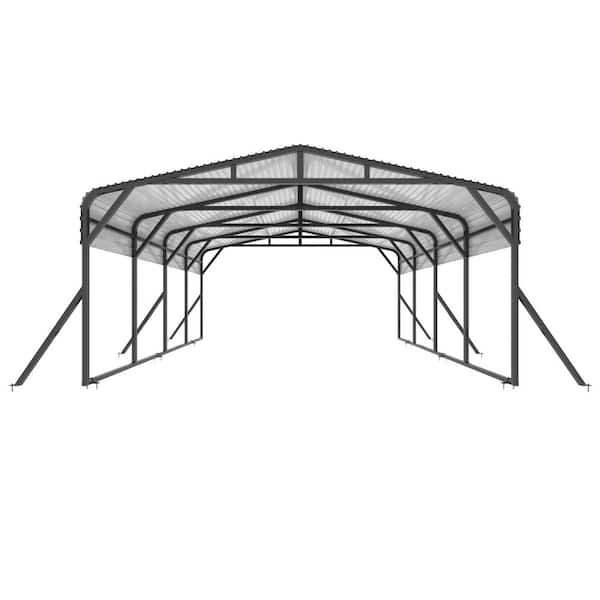 20 ft. W x 20 ft. D Metal Carport, Car Canopy and Shelter