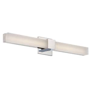 Esprit 26 in. Chrome LED Vanity Light Bar and Wall Sconce, 3000K