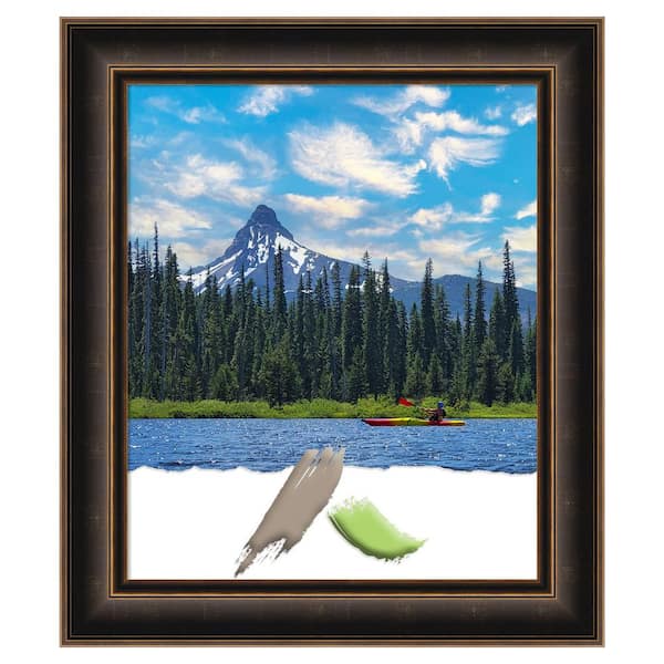 Amanti Art Villa Oil Rubbed Bronze Wood Picture Frame Opening Size 20 x 24 in.