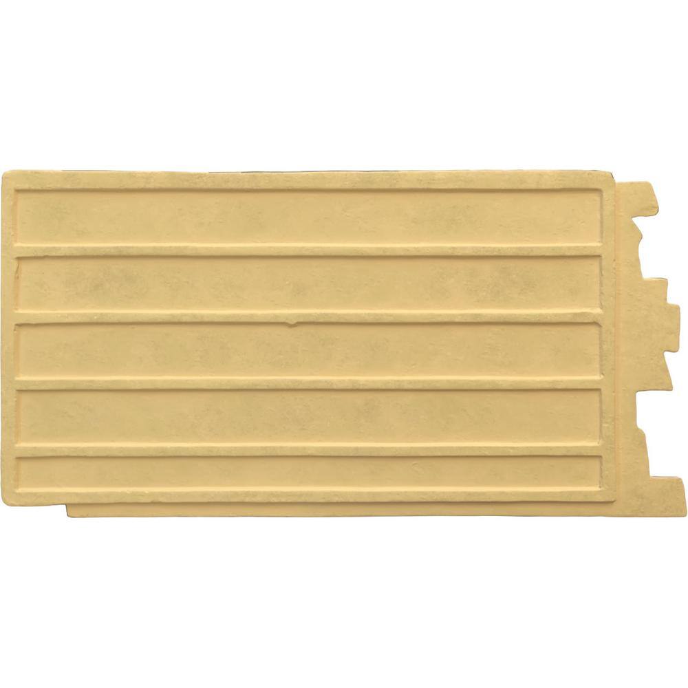 Colfax Faux Stone Siding Panel in Beige and Brown