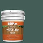 5 gal. #SC-114 Mountain Spruce Solid Color House and Fence Exterior Wood Stain