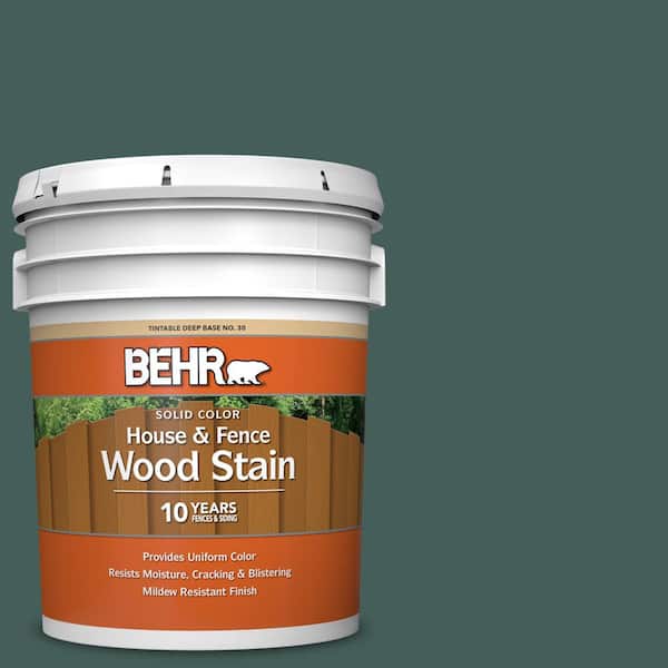 BEHR 1 gal. #550B-6 Isle of Capri Solid Color House and Fence Exterior Wood  Stain 03001 - The Home Depot