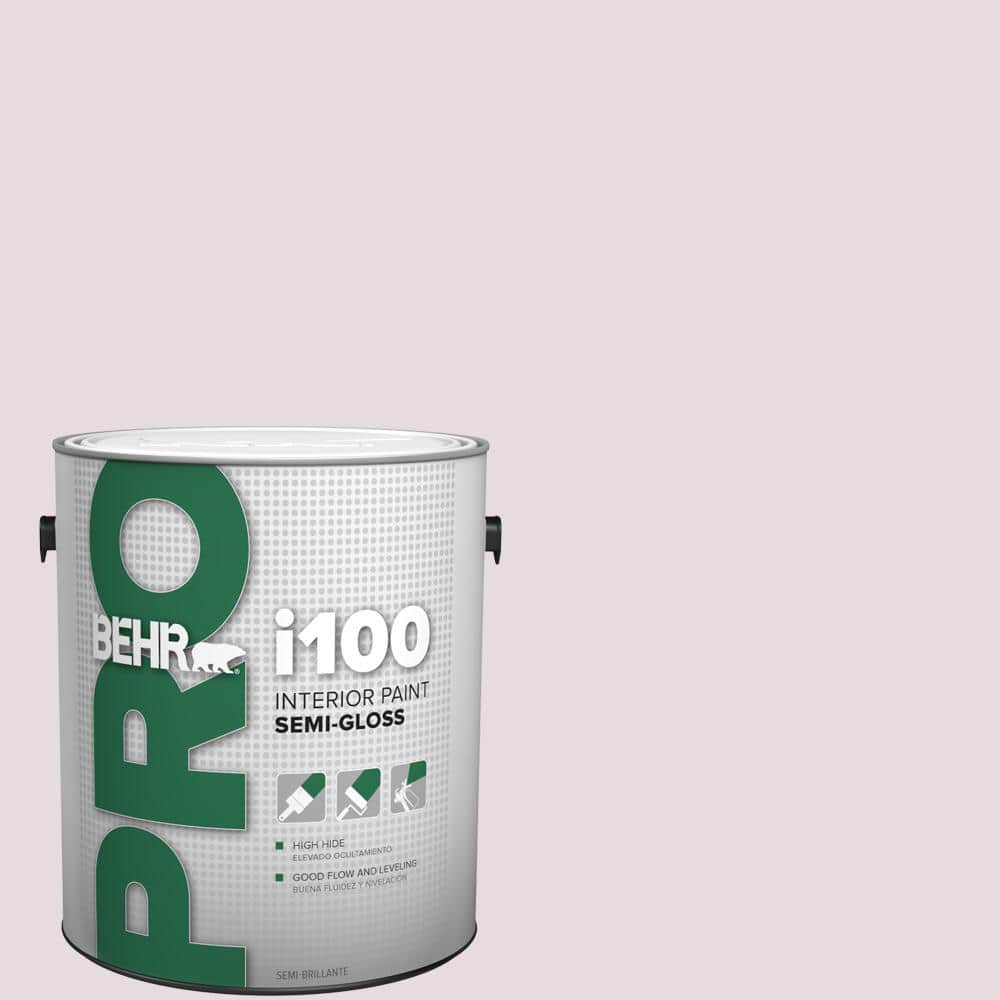 BEHR PRO 1 gal. #100E-1 Coquette Semi-Gloss Interior Paint PR17001