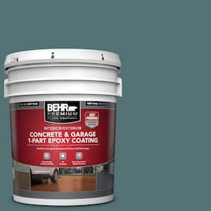 5 gal. #PPU13-02 Juniper Berries Self-Priming 1-Part Epoxy Satin Interior/Exterior Concrete and Garage Floor Paint