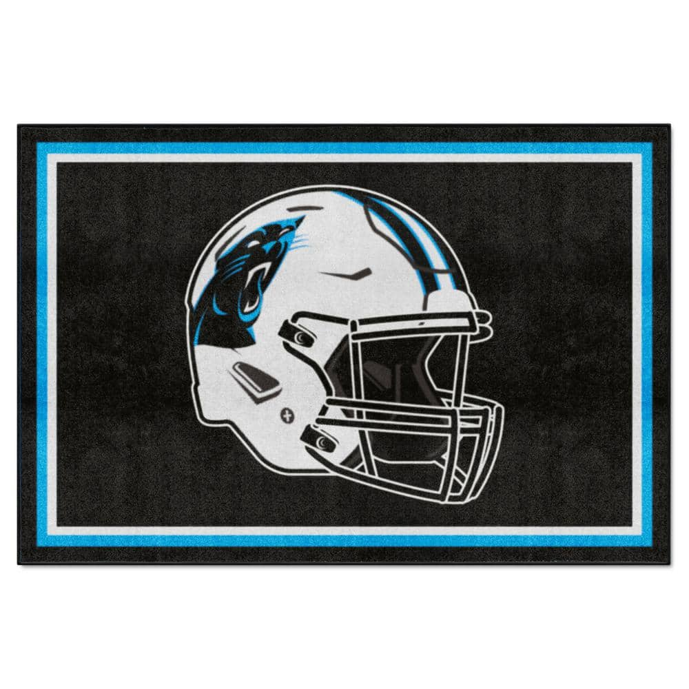 FANMATS Carolina Panthers 5 ft. x 8 ft. Area Rug 6564 - The Home Depot