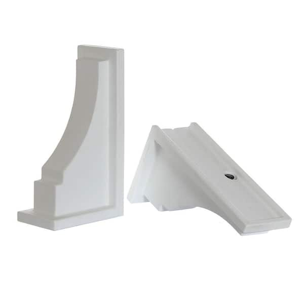 Unbranded Fairfield White Polyethylene Decorative Corbel