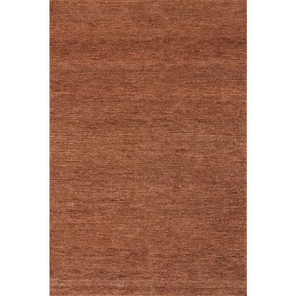 Ramsey Hand Knotted Wool Rust 5 ft. x 8 ft. Indoor Area Rug