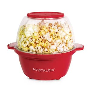 450 W 64 oz Red Stirring Popcorn Machine