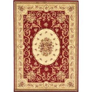 Versailles Phillipe Red 8' 0 x 11' 4 Area Rug