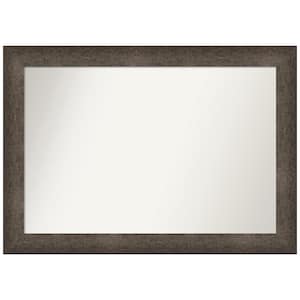 Dappled Light Bronze 41.5 in. W x 29.5 in. H Non-Beveled Modern Rectangle Wood Framed Wall Mirror in Bronze