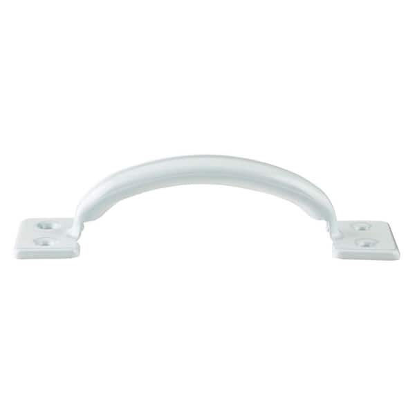 Everbilt 6-1/2 in. White Door Pull 70058 - The Home Depot