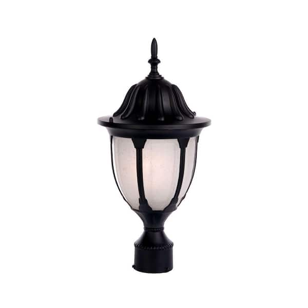 Acclaim Lighting Suffolk 1-Light Matte Black Outdoor Post-Mount Fixture