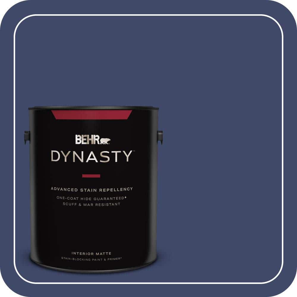 1 gal. #PPU15-01 Nobility Blue One-Coat Hide Matte Interior Stain-Blocking Paint & Primer price history on PriceWatchPro