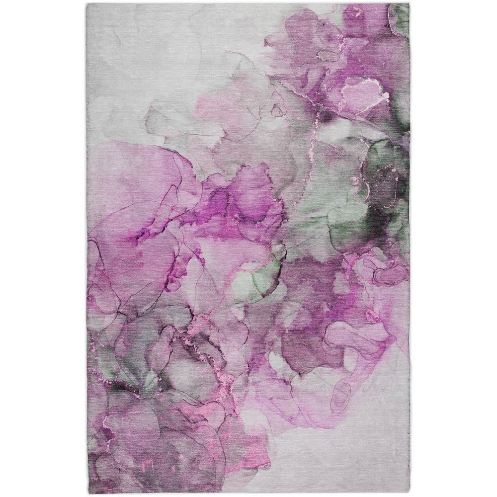 Dream Shag Premium Machine Washable Abstract ADS520 Pink 10 ft. x 14 ft. Area Rug price history on PriceWatchPro