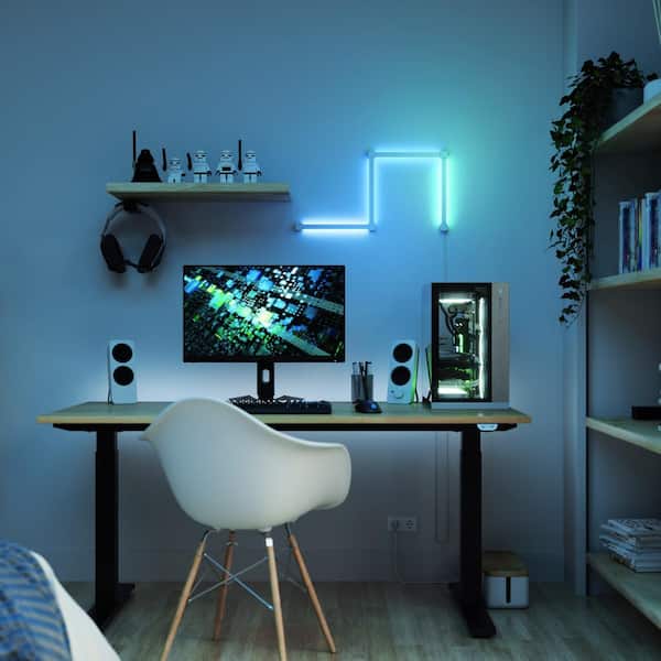 Nanoleaf Lines 90 Deg. Smarter Kit Modular Color-Changing Backlit