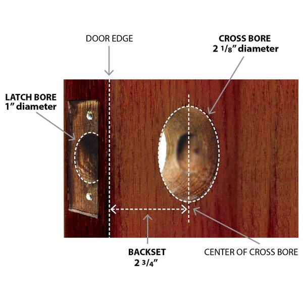 Nostalgic Warehouse Classic Rosette 2 3 4 In Backset Oil Rubbed Bronze Passage Hall Closet White Porcelain Door Knob 708496 The Home Depot