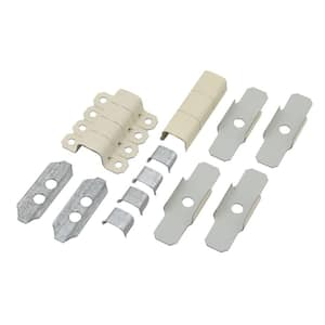 Wiremold 500 Series Metal Surface Raceway Accessory Set, Ivory