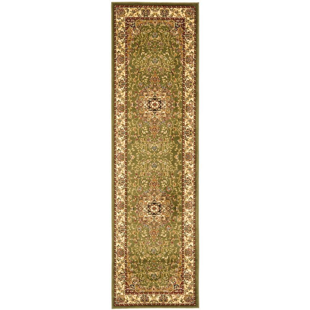 Lyndhurst Sage/Ivory 2 ft. x 12 ft. Floral Border Antique Runner Rug price history on PriceWatchPro