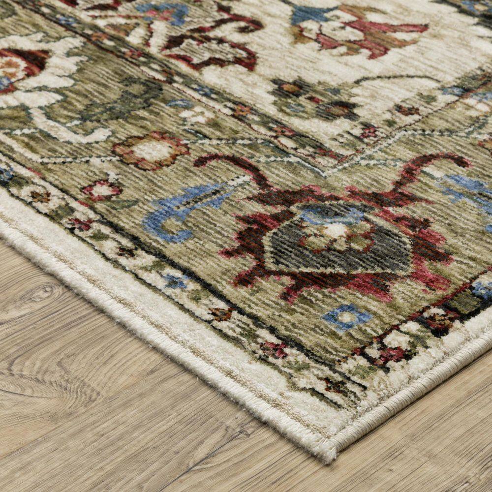7' X 10' Gold And Ivory Abstract Area Rug price history on PriceWatchPro