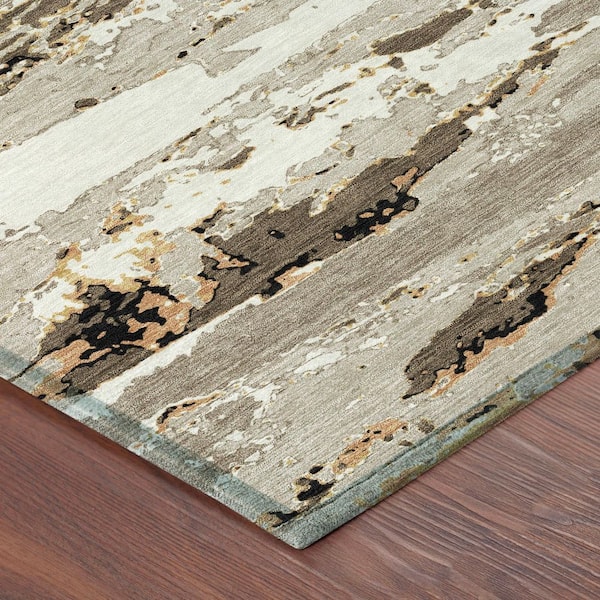 Chantille Machine Washable Indoor/Outdoor Abstract ACN2757 Beige 2 ft. x 3 ft. Accent Rug