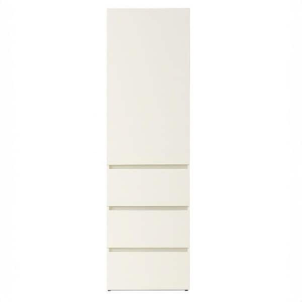 Elise Collection-16 in. W White Modular 3-Drawer Freestanding Features 0-Shelf Wood Closet System