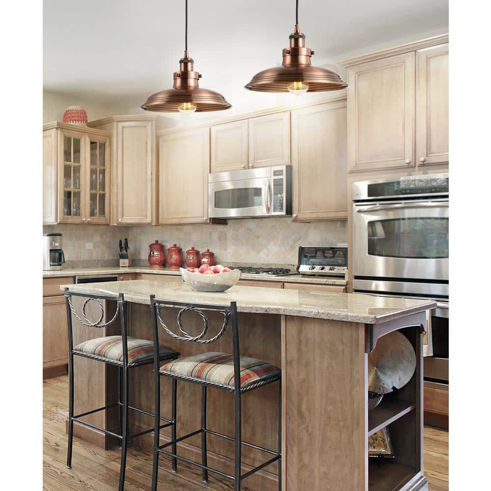 Bedford 11" Copper Industrial LED Pendant Light