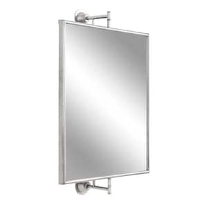 Darbridge 20.00 in. W x 30.25 in. H Silver Rectangle Traditional Framed Decorative Wall Mirror