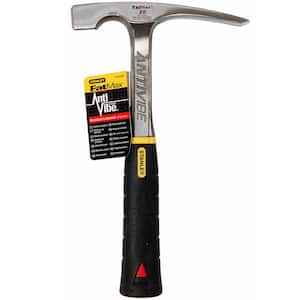 FATMAX 20 oz. 11 in. AntiVibe Brick Hammer with Rubber Grip Handle
