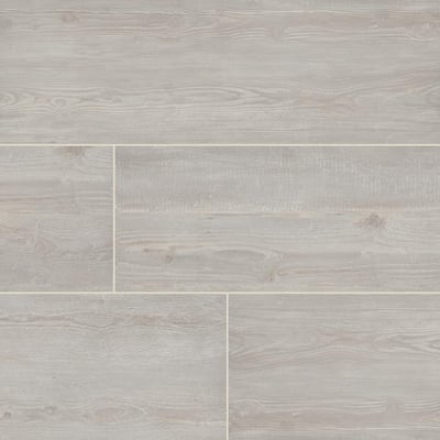 MSI Caldera Grigia 8 in. x 47 in. Matte Porcelain Floor and Wall Tile ...