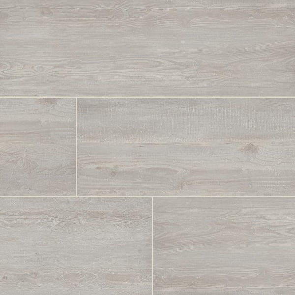 MSI Caldera Grigia 16 in. x 47 in. Matte Porcelain Wood Look Paver Tile ...