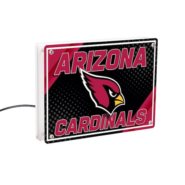 Evergreen Arizona Cardinals NFL Football Red Rectangle Desklite LED Decor