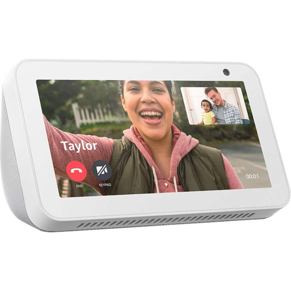 Amazon Echo Show 5 サンドストーン　白　ホワイト Amazon Echo Show 5 - Sandstone B07HZJ64WD - The Home Depot