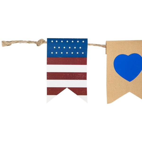 Northlight USA Summer Fun Welcome Patriotic Hanging Wall