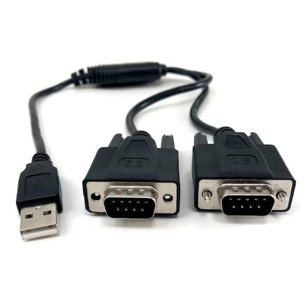 Micro Connectors, Inc USB to Dual Serial DB9 Adapter Windows 10/Win 8/7/XP/Vista/Mac