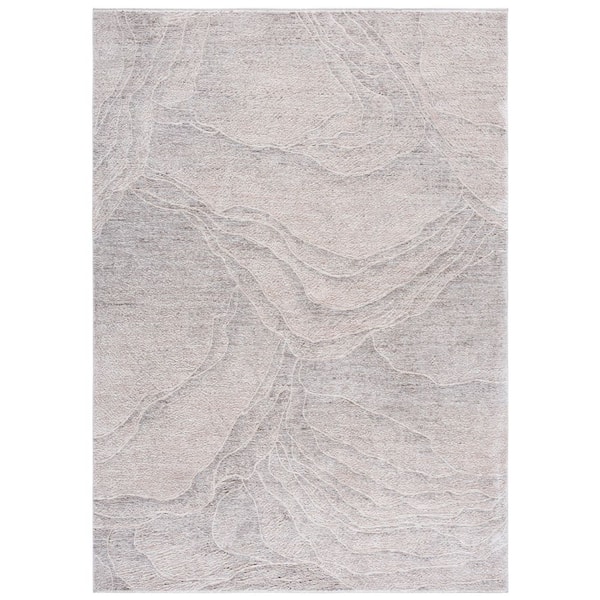 Garnet 10 ft. x 13 ft. Ivory/Gray Abstract Area Rug