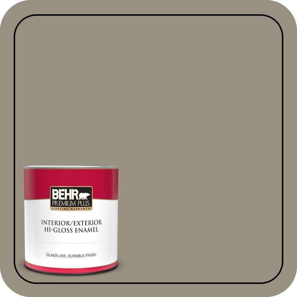 1 qt. #N320-5 Gray Squirrel Hi-Gloss Enamel Interior/Exterior Paint & Primer price history on PriceWatchPro